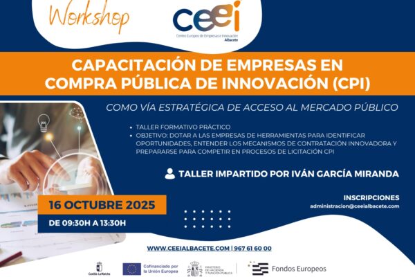 WorkShop: CAPACITACIÓN DE EMPRESAS EN COMPRA PUBLICA INNOVADORA
